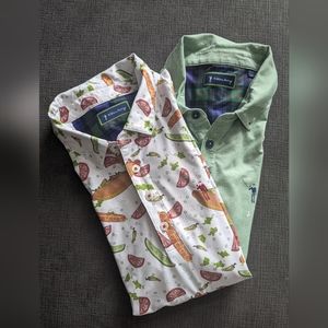 Lot of Two (2) William Murray Golf Shirts